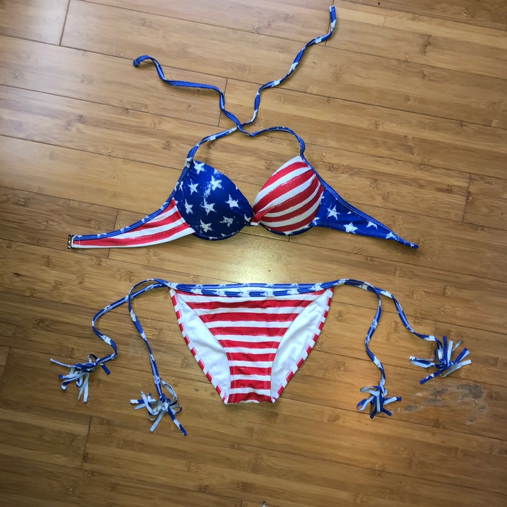 American flag bikini
